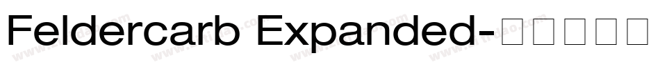 Feldercarb Expanded字体转换